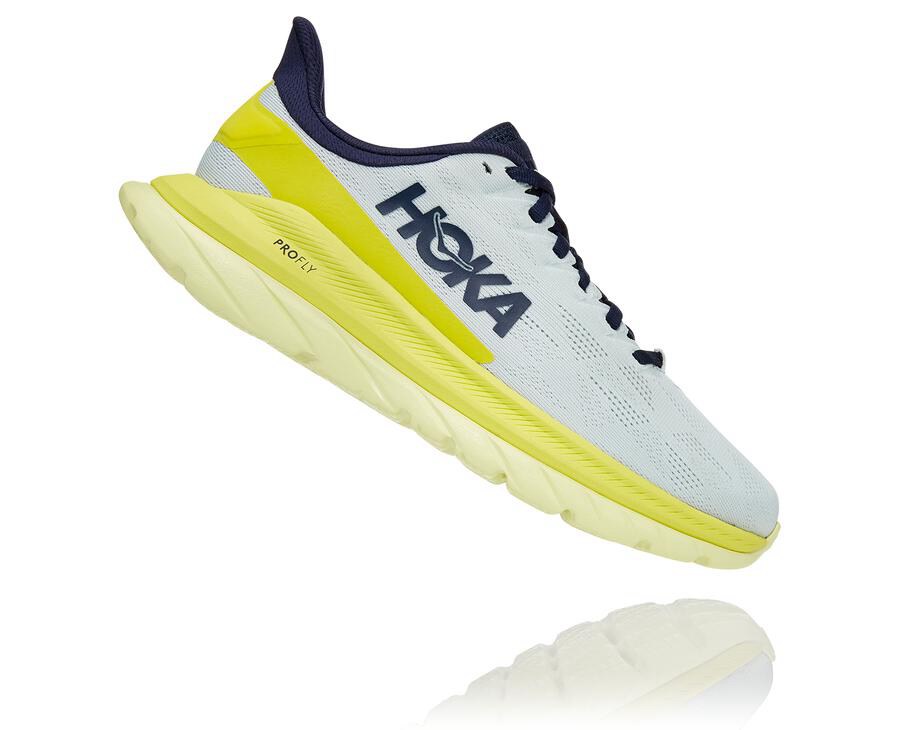 Hoka One One Hardloopschoenen Dames - Mach 4 - Wit - QM9437215